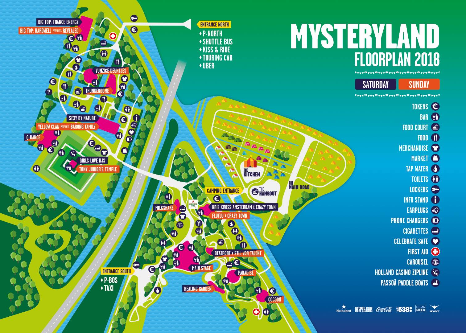 Map Mysteryland 2018 - Passion BPM