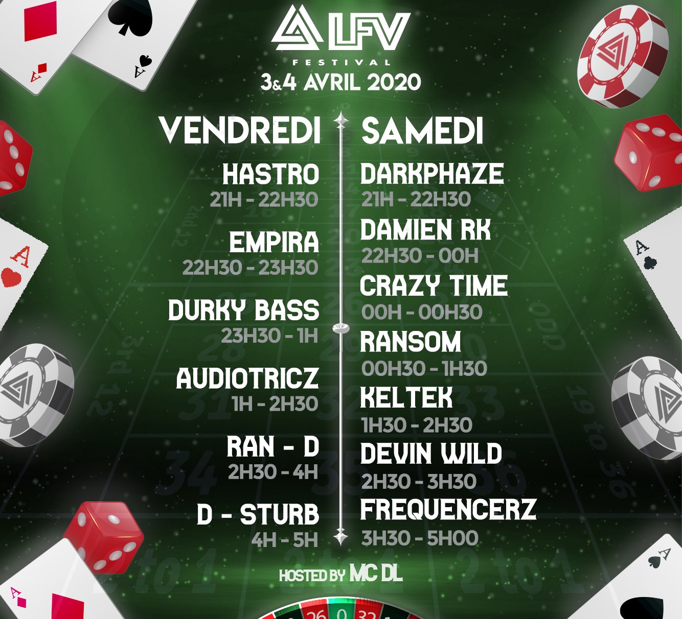 LFV Festival 2020 - Timetable