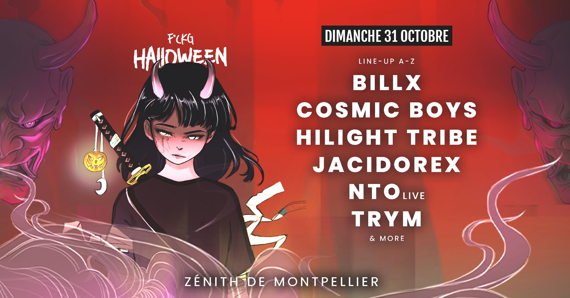 Top 4 des raisons d'aller à FCKG Halloween