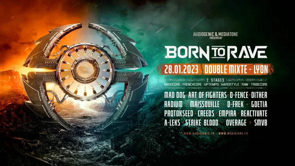 Top 4 des raisons de venir à la Born to Rave de Lyon