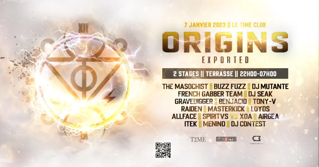 Disjoncted présente Origins Exported : 3 raisons de venir au Time Club